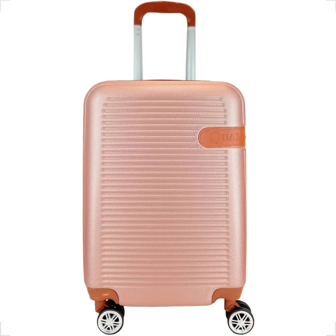 Kit Mala de Viagem 23kg Policarbonato e Frasqueira Rose