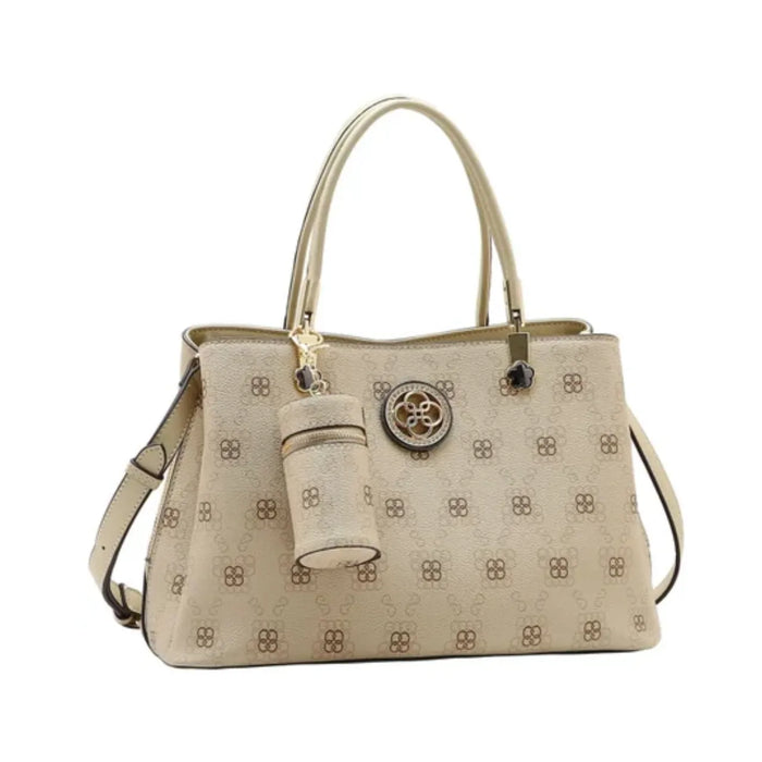 Bolsa Feminina Chenson Mão New Monograma Natural