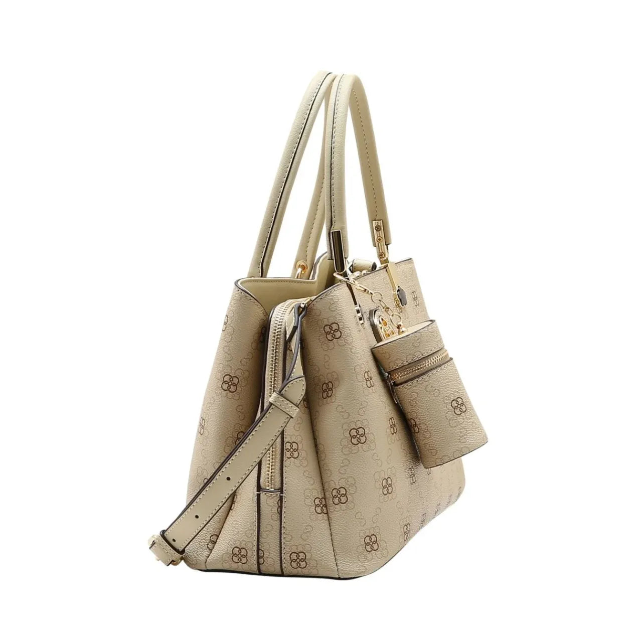 Bolsa Feminina Chenson Mão New Monograma Natural