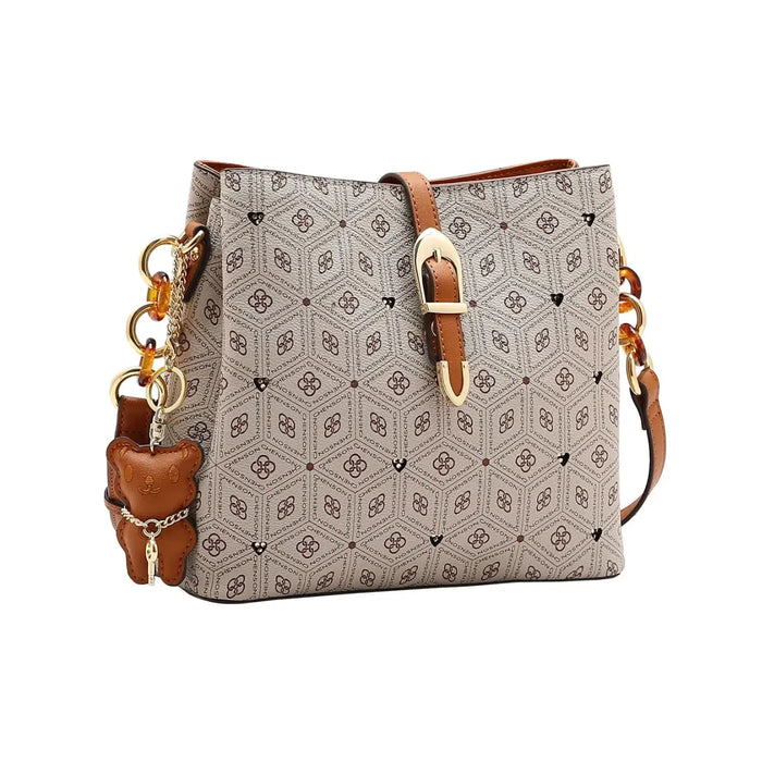 Bolsa Feminina Chenson Transversal Coração Natural