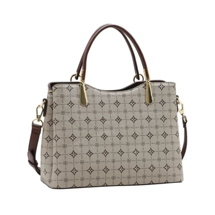 Bolsa Feminina Chenson Mão Monograma Delicado Natural