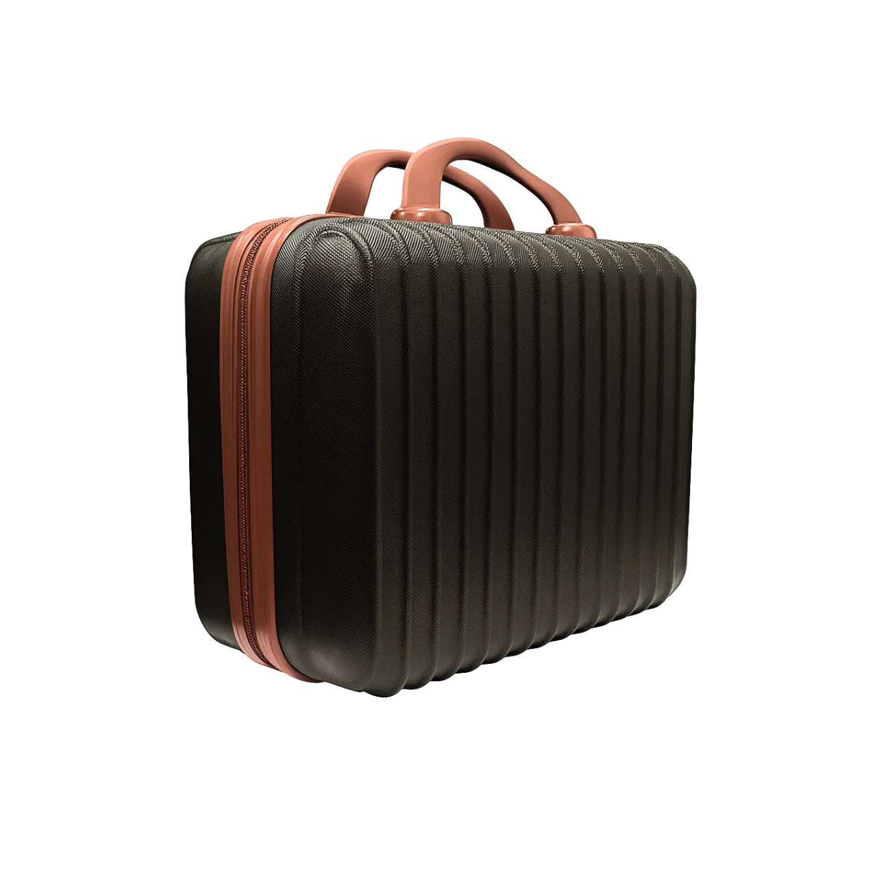 Kit Mala de Bordo 10kg Preta Policarbonato com Frasqueira