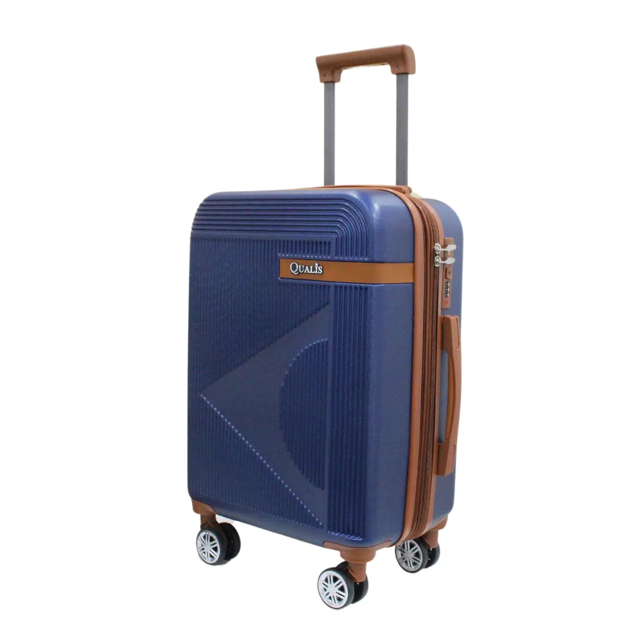 Kit Mala 10kg Azul Policarbonato Brasil com Frasqueira