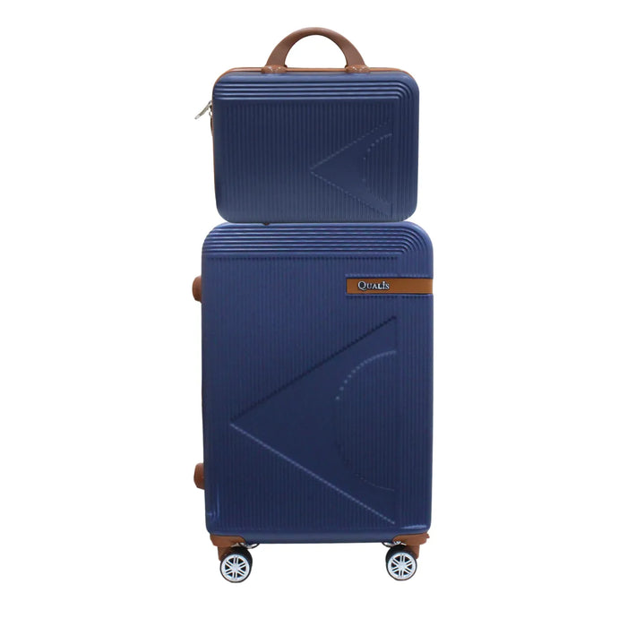 Kit Mala 10kg Azul Policarbonato Brasil com Frasqueira