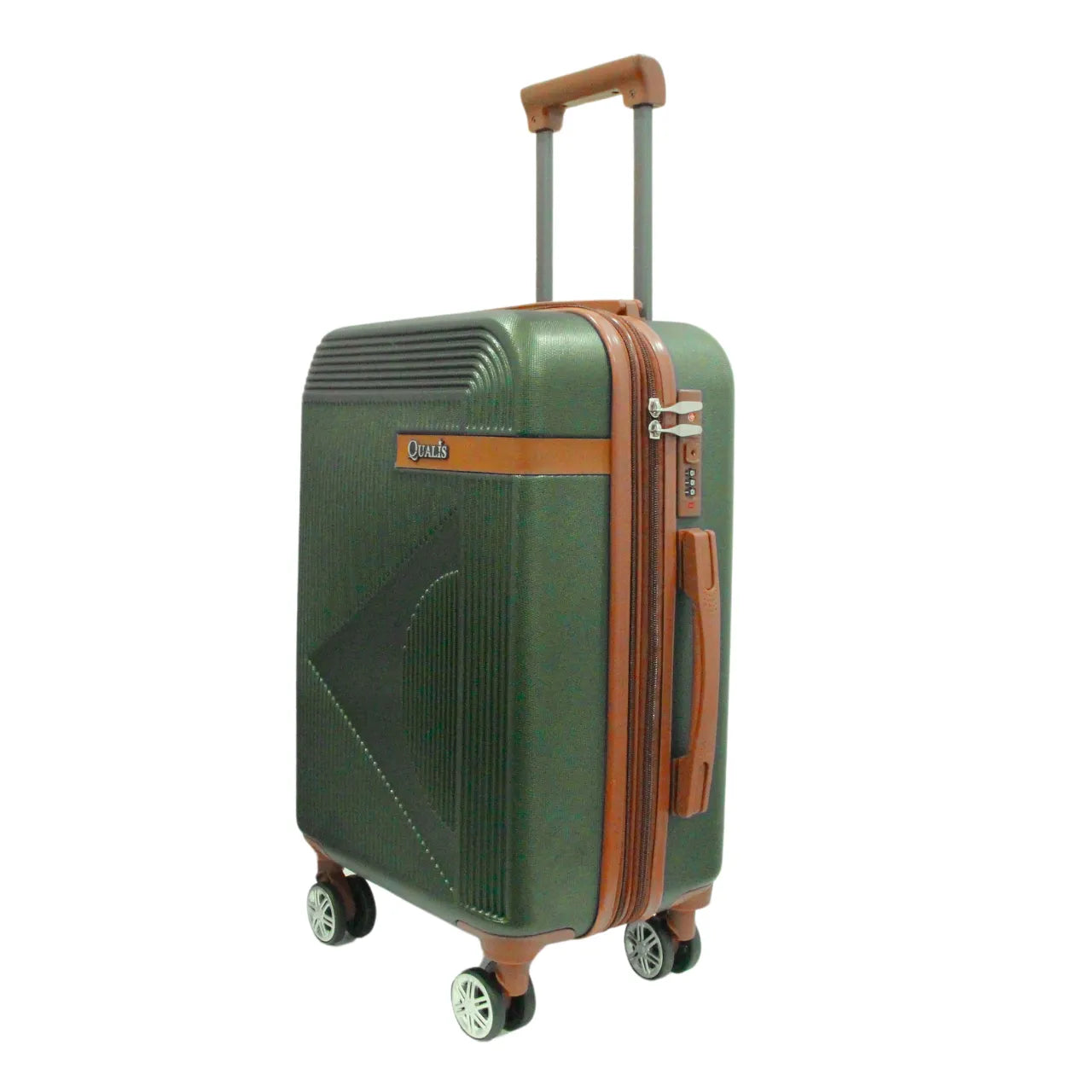 Kit Mala 10kg Brasil Verde Policarbonato com Frasqueira