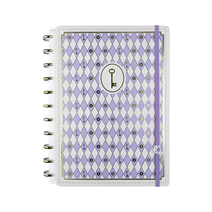Caderno Inteligente Médio Purple Key Isabela Akkari