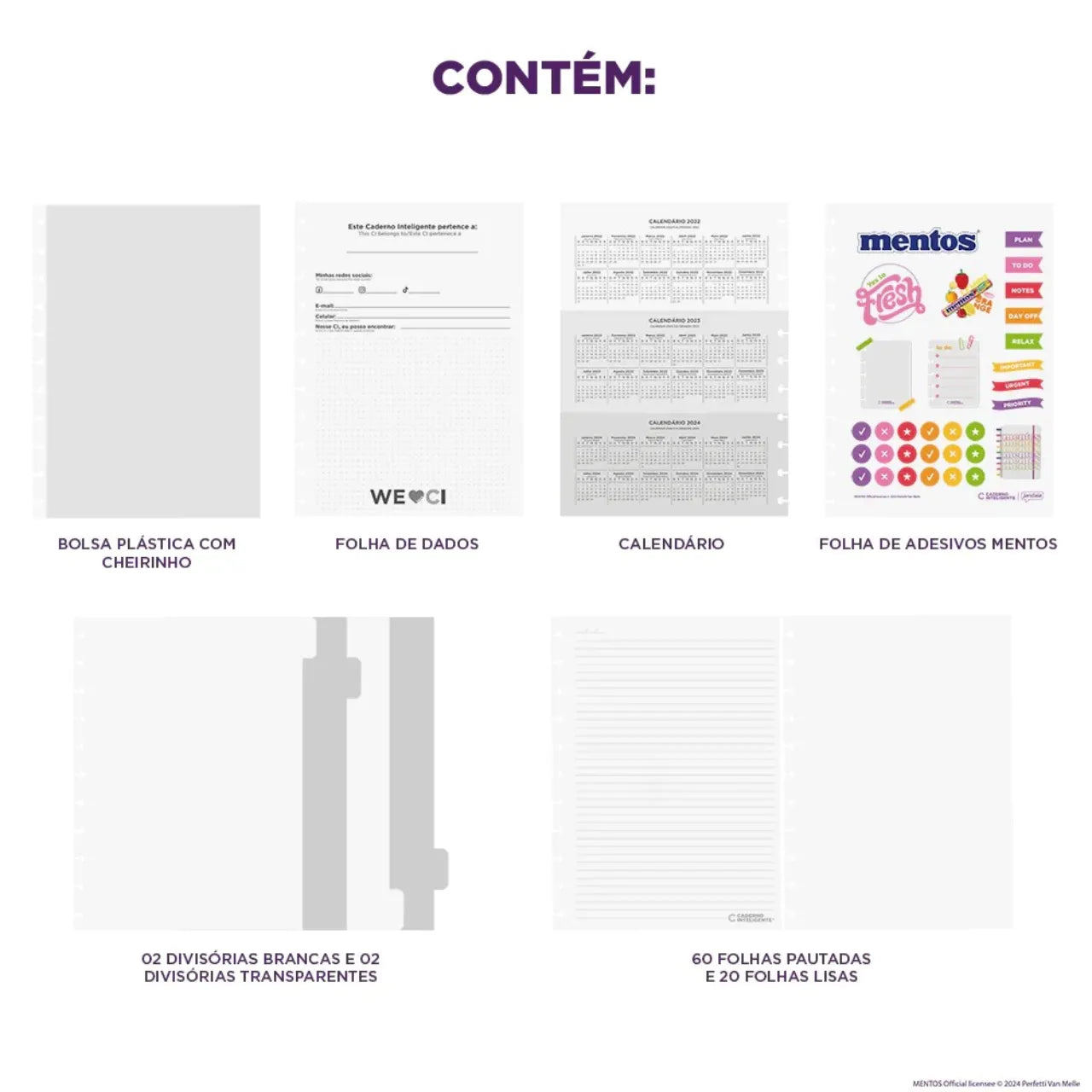 Caderno Inteligente Médio Mentos