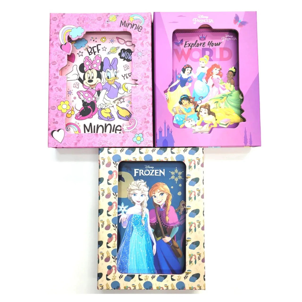 Diário com Cadeado e Caixa Magnética VMP Minnie