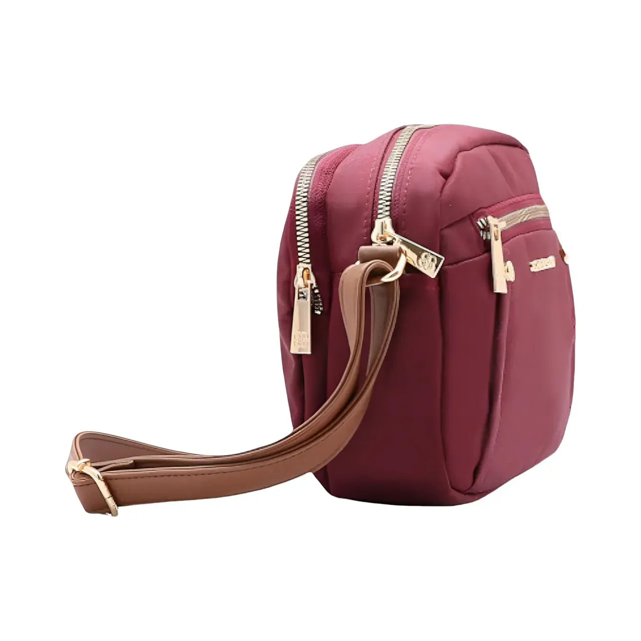 Bolsa Feminina Chenson Transversal Vinho Microfibra