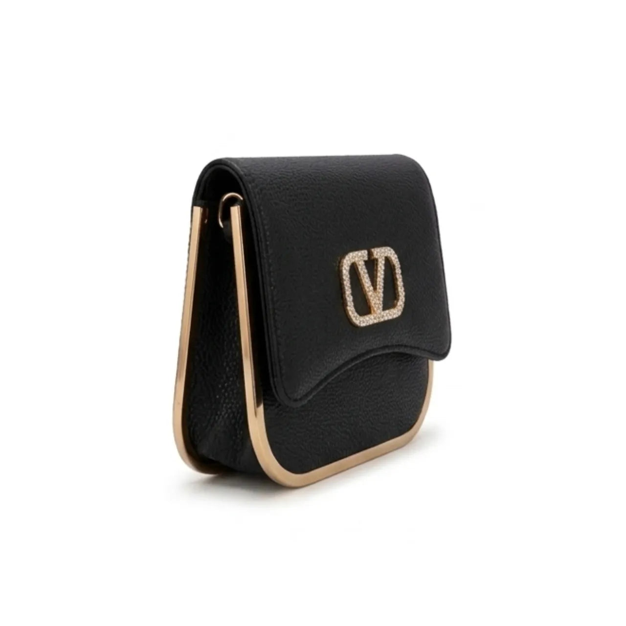 Bolsa Tira Colo Feminina Miki Bana Preta Elegante
