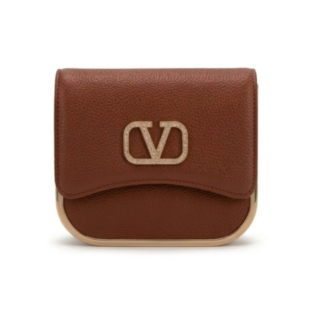 Bolsa Tira Colo Feminina Miki Bana Marrom Elegante