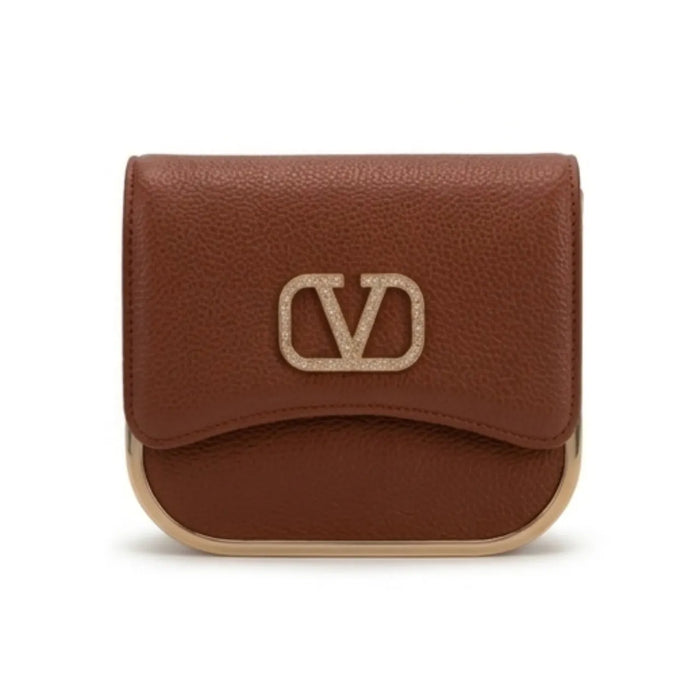 Bolsa Tira Colo Feminina Miki Bana Marrom Elegante