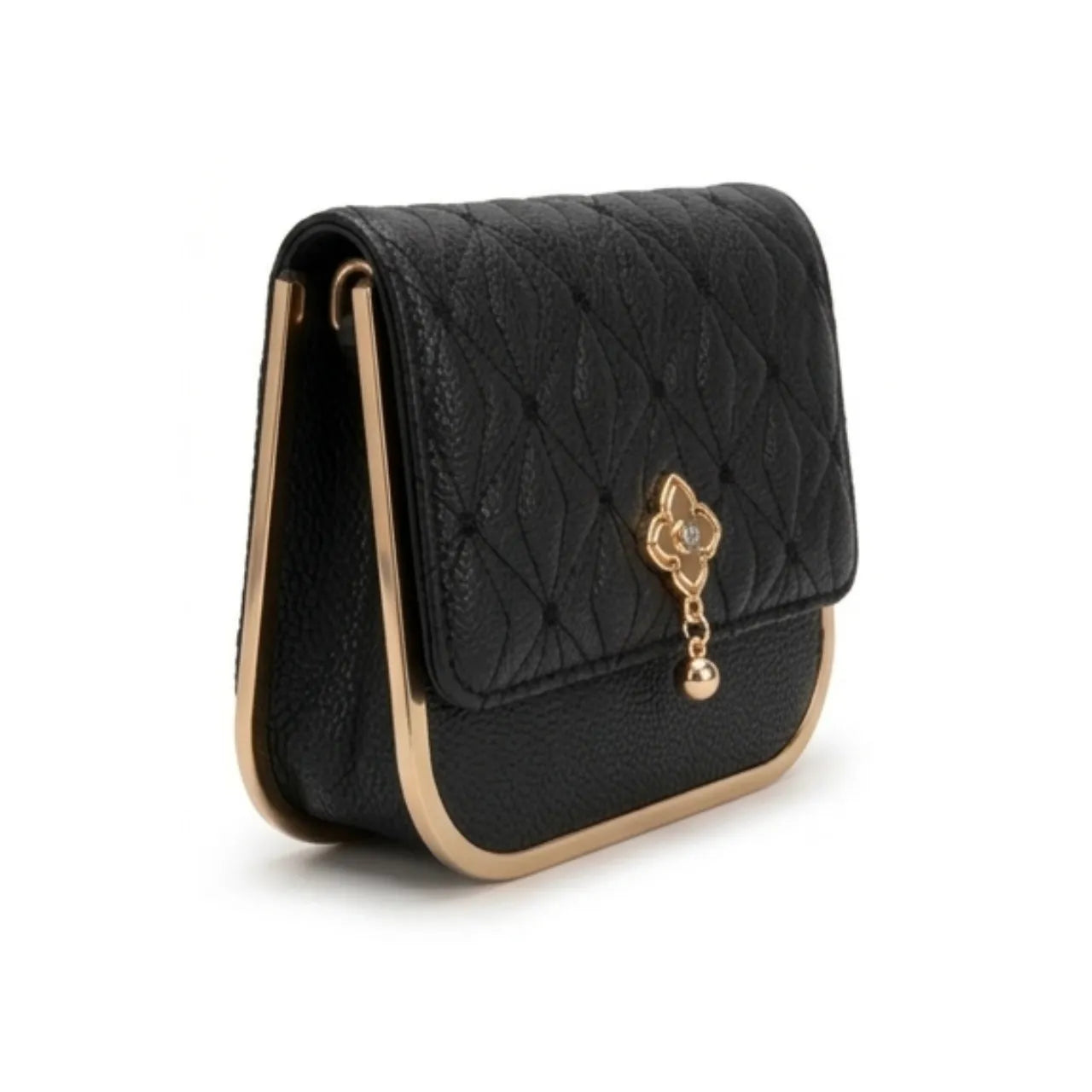 Bolsa Tira Colo Feminina Miki Bana Preta Elegante