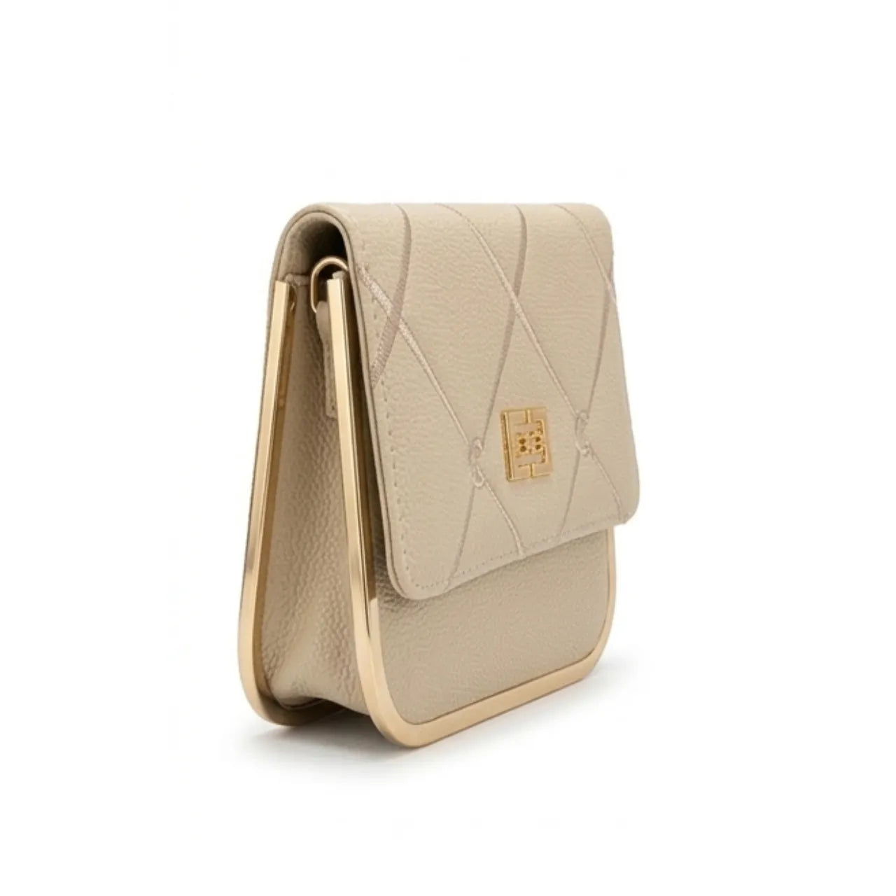 Bolsa Tira Colo Feminina Miki Bana Elegante Bege
