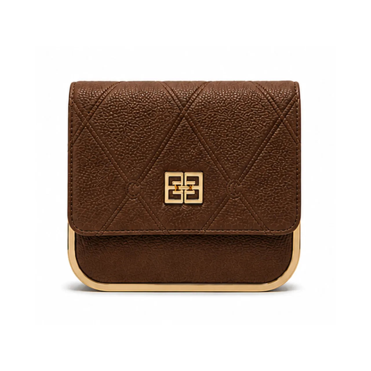 Bolsa Tira Colo Feminina Miki Bana Marrom Elegante