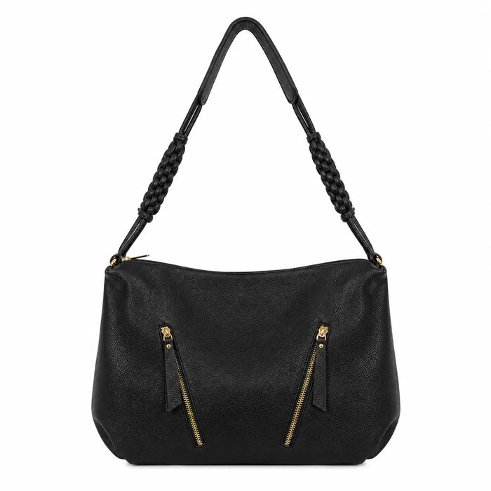 Bolsa Saco Feminina Miss Dong Preta Moderna e Espaçosa