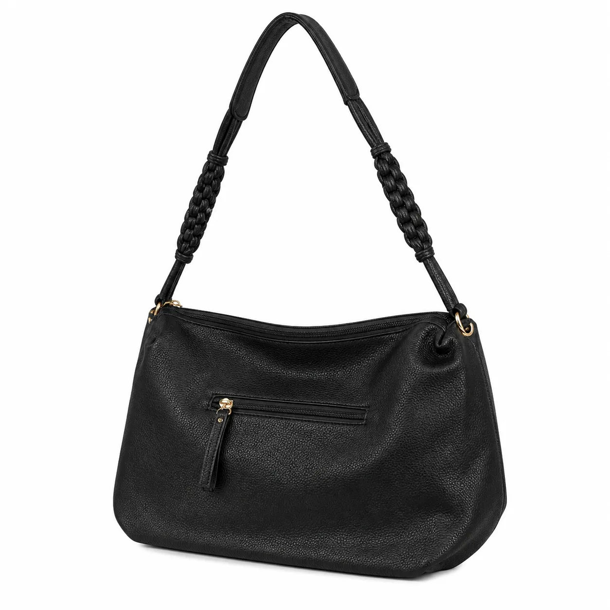 Bolsa Saco Feminina Miss Dong Preta Moderna e Espaçosa