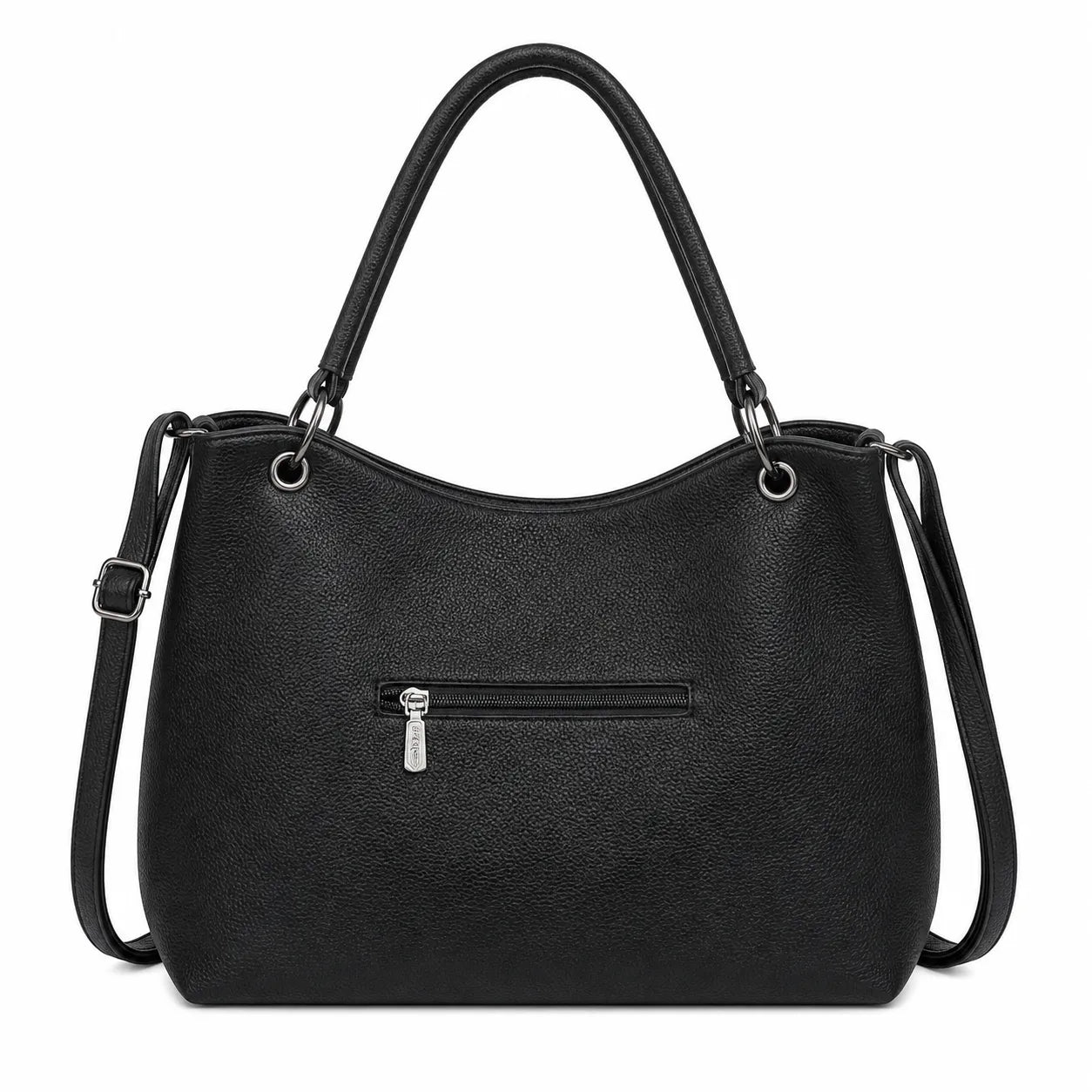 Bolsa Saco Feminina Miss Dong Preta Moderna e Espaçosa