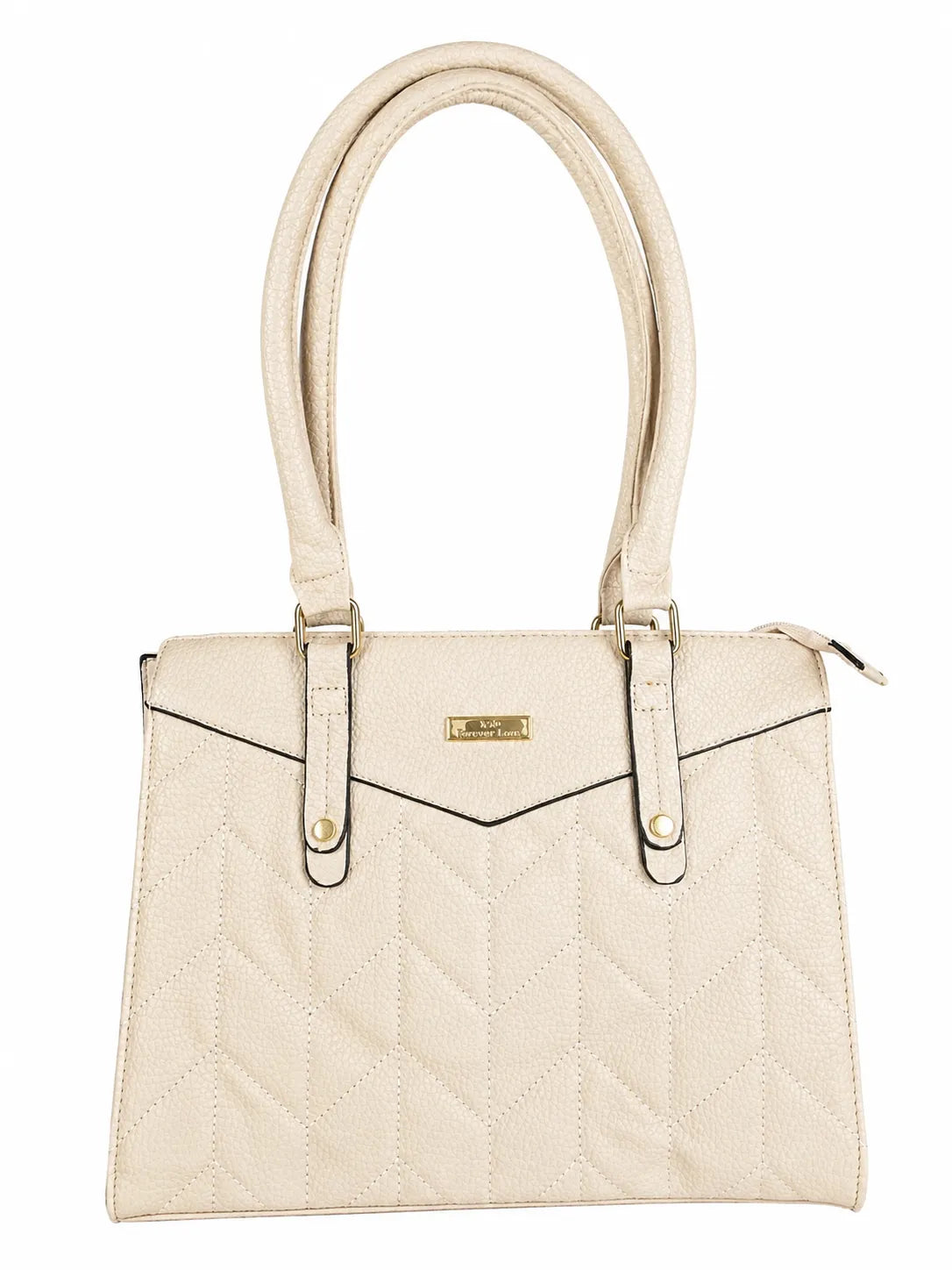 Bolsa Feminina Tira Colo Forever Best Bege Transversal Moderna