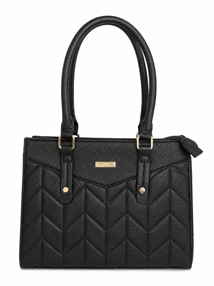 Bolsa Feminina Tira Colo Forever Best Preta Transversal Moderna