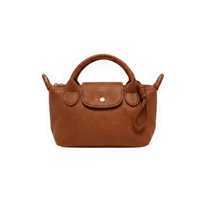 Bolsa Feminina Tira Colo Marrom Compacta Luna Kiss