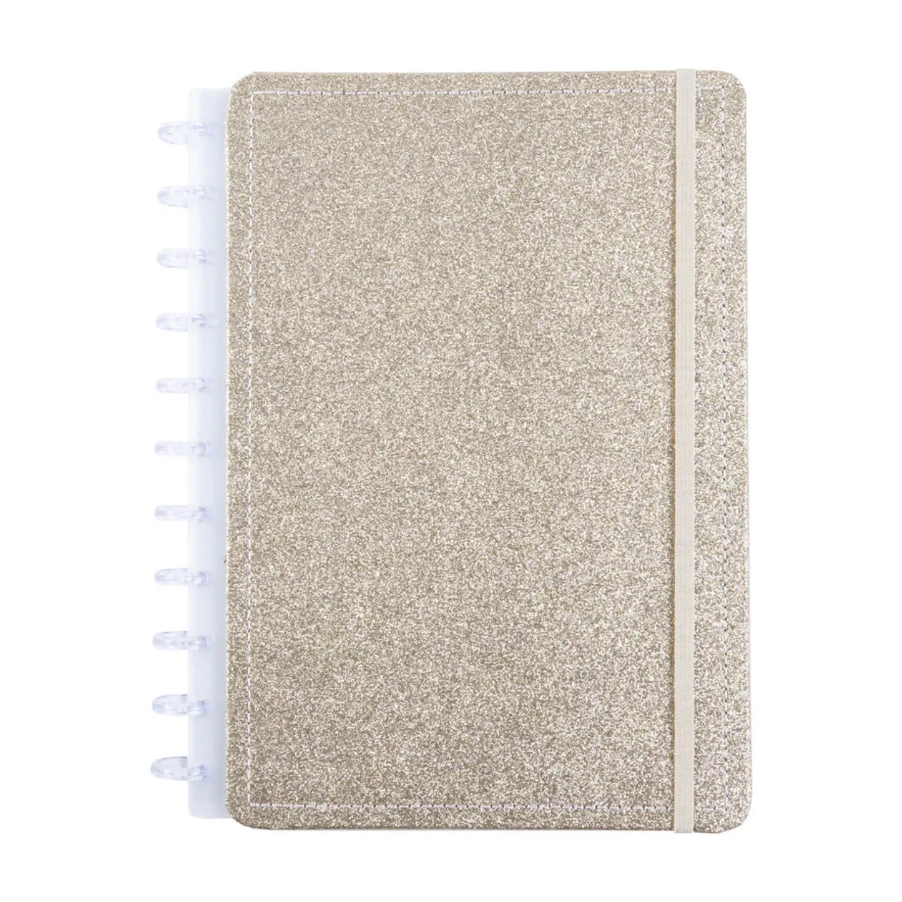 Caderno Diskô Grande Shine Dourado
