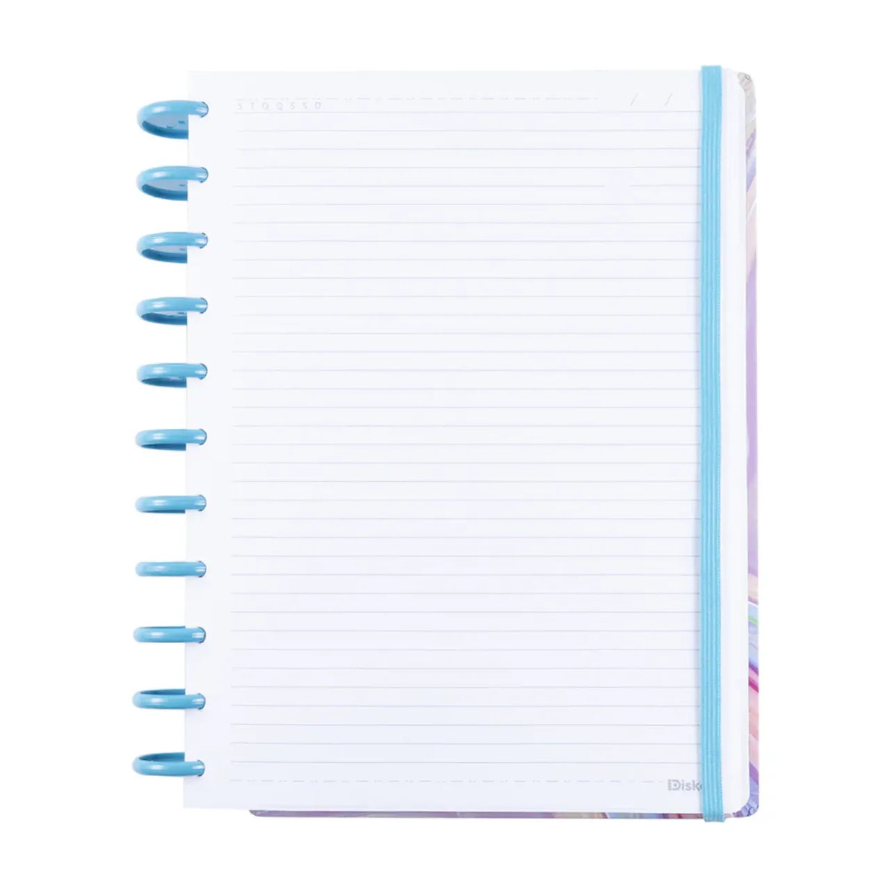 Caderno Diskô Grande Algodão Doce