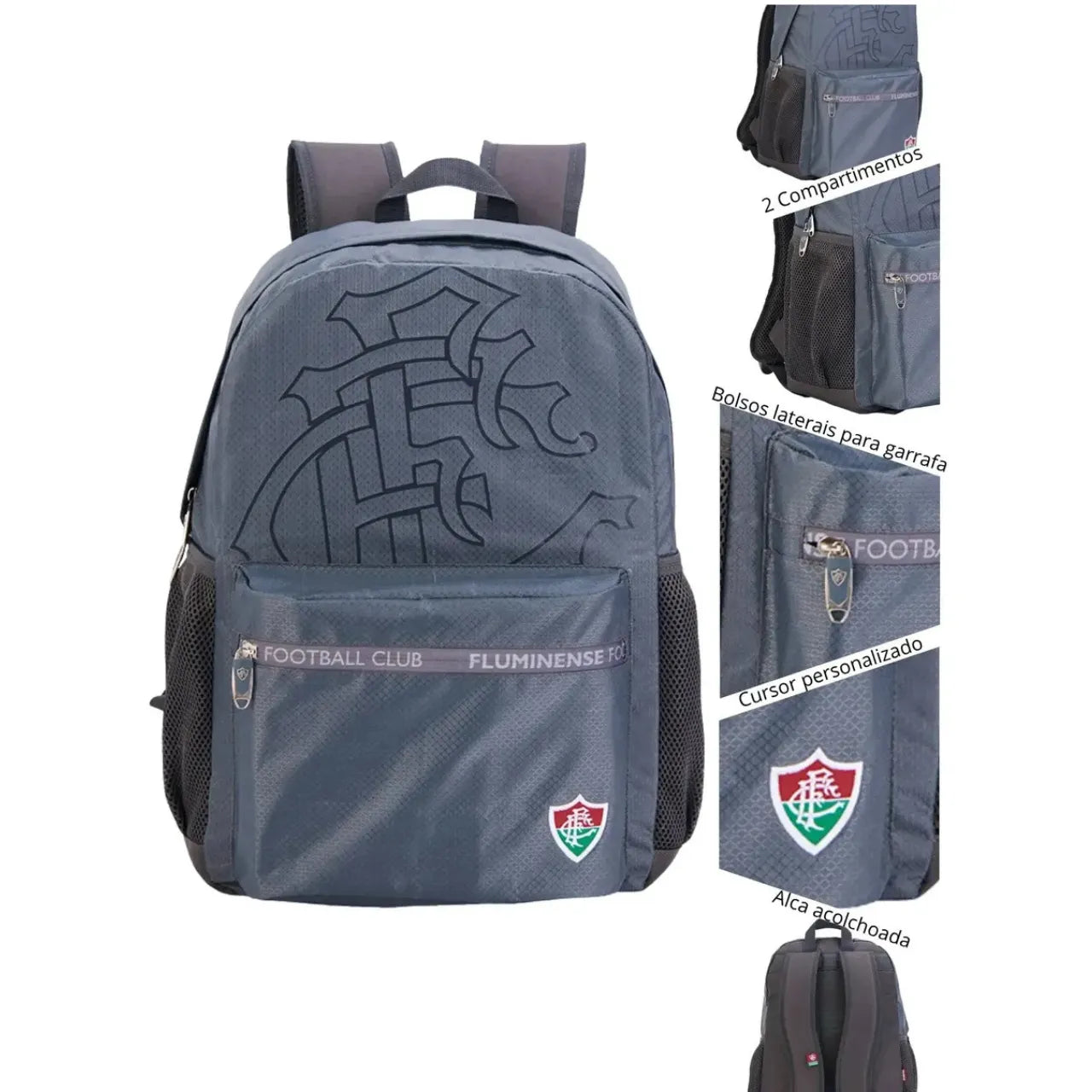 Mochila B05 Esportiva Fluminense Xeryus Escolar e Casual