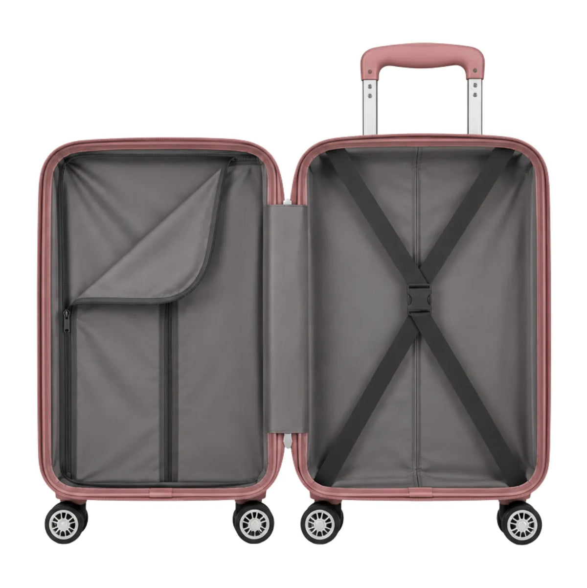 Mala de Viagem 10kg Rose Policarbonato Hinza