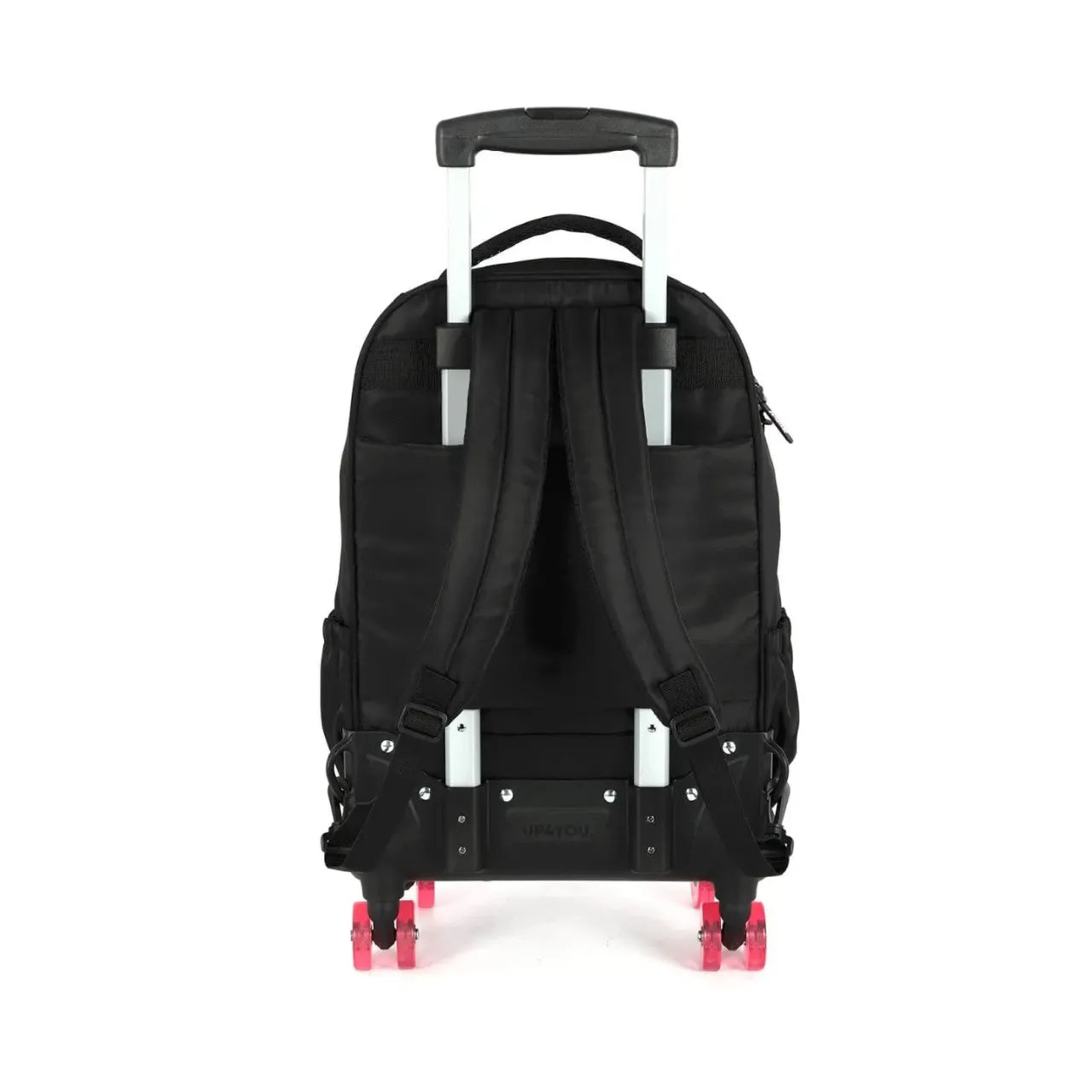 Kit Mochila Roda Stitch Preta com Lancheira e Estojo Box