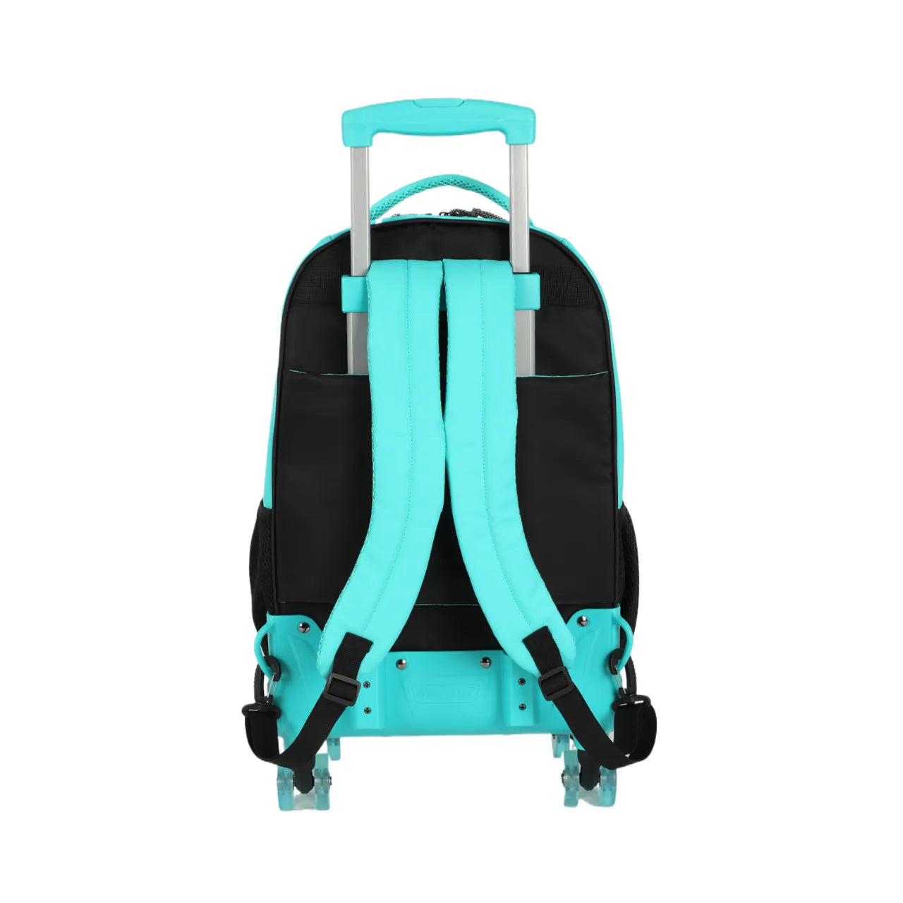 Kit Mochila Roda Up4You Turquesa com Lancheira e Estojo Box