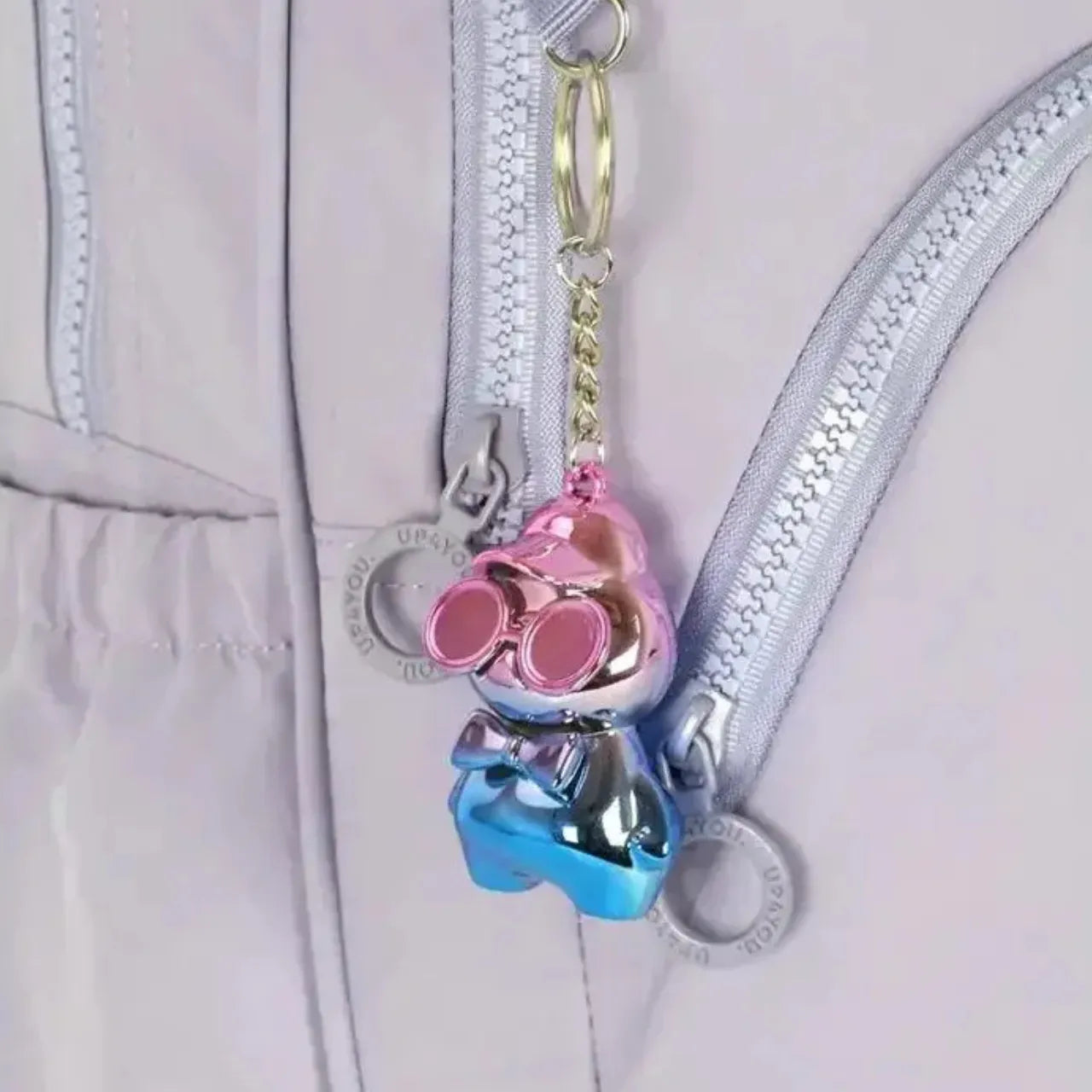 Kit Mochila Roda Up4You Roxa com Lancheira e Estojo Box