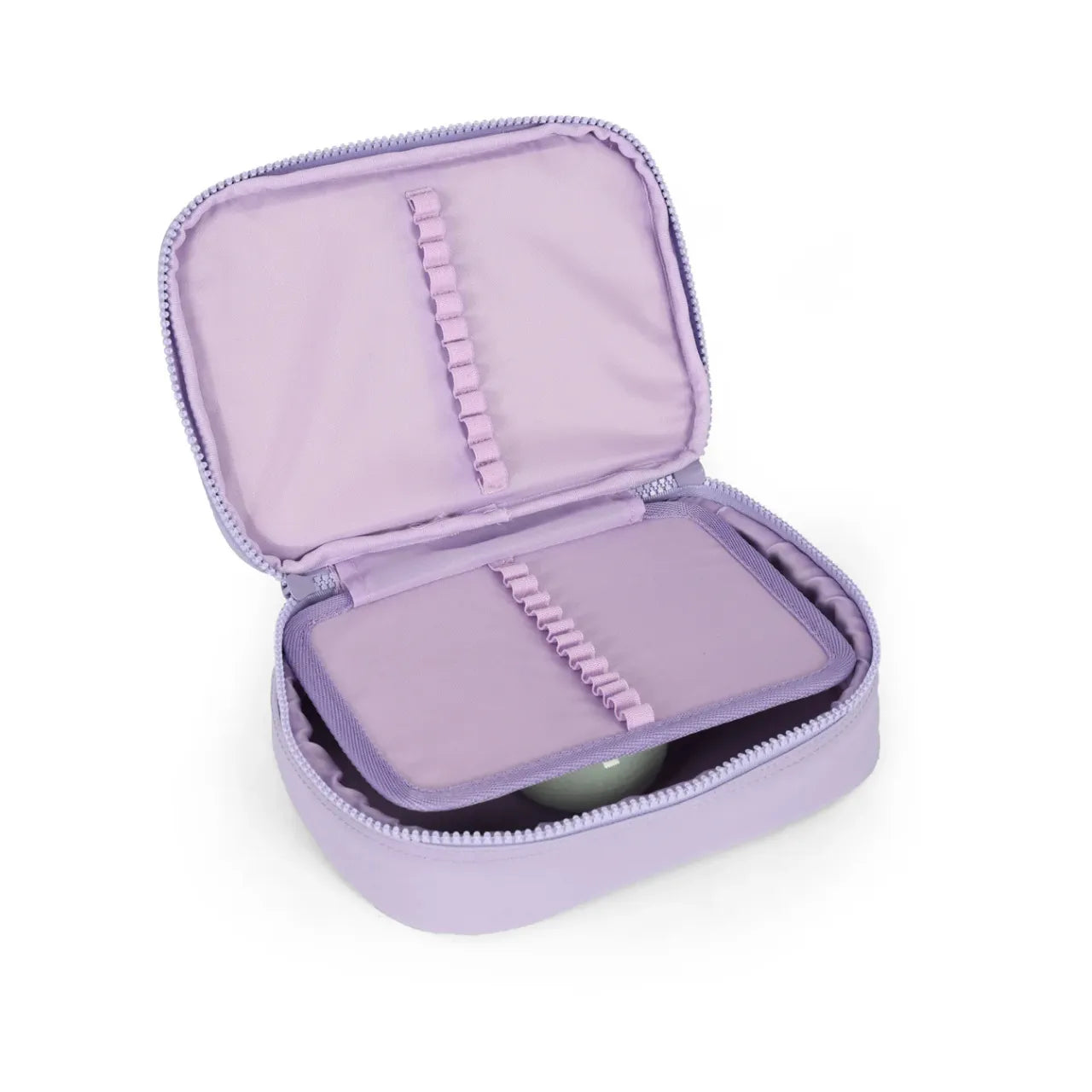 Kit Mochila Roda Up4You Roxa com Lancheira e Estojo Box