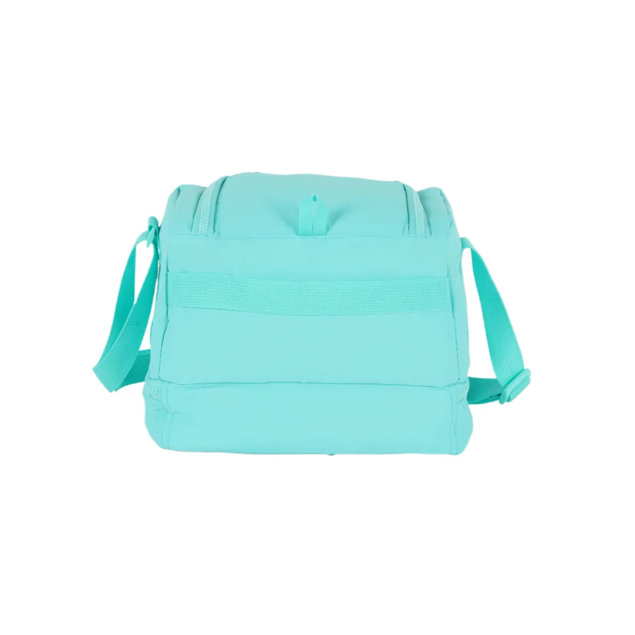 Kit Mochila Roda Up4You Turquesa com Lancheira e Estojo Box