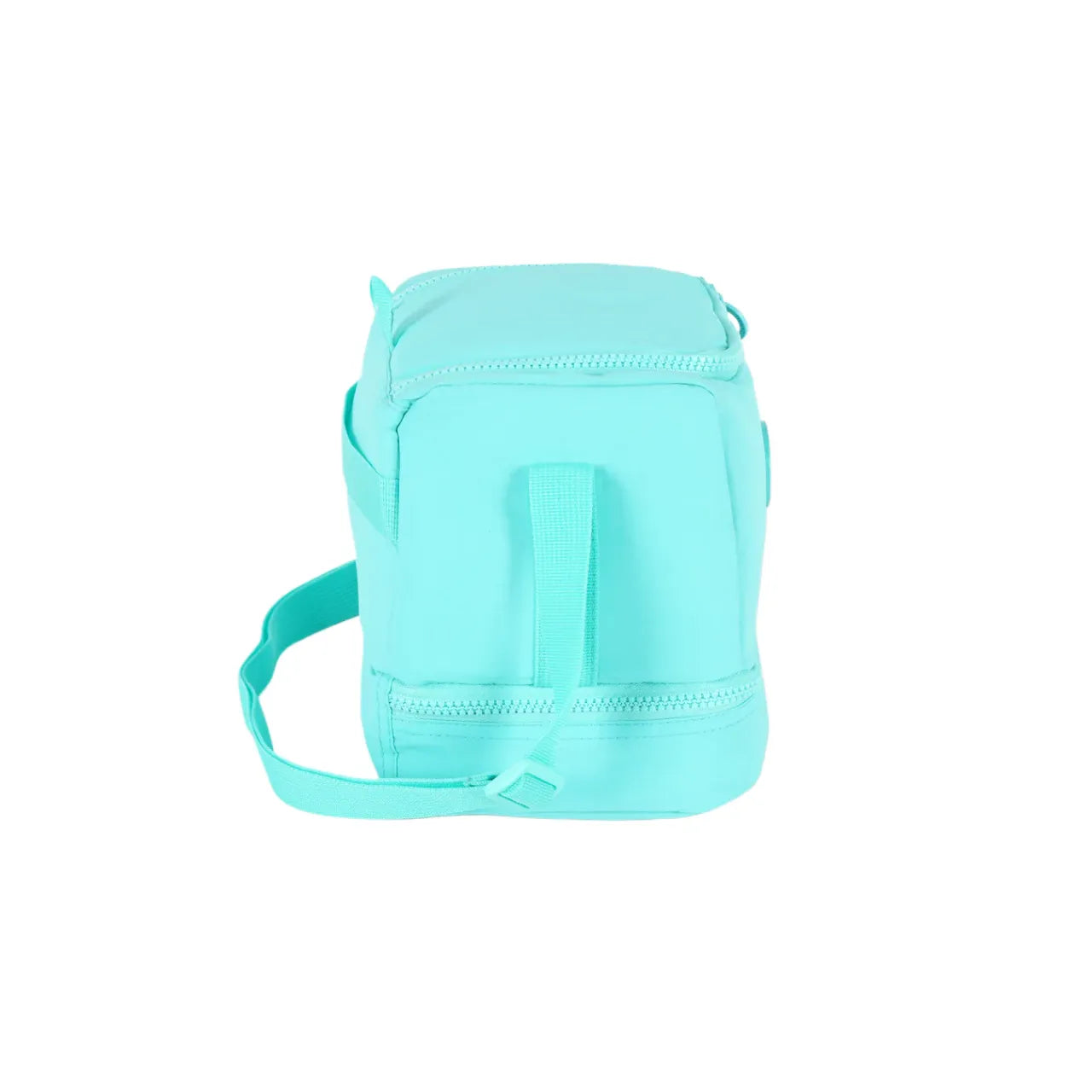 Kit Mochila Roda Up4You Turquesa com Lancheira e Estojo Box
