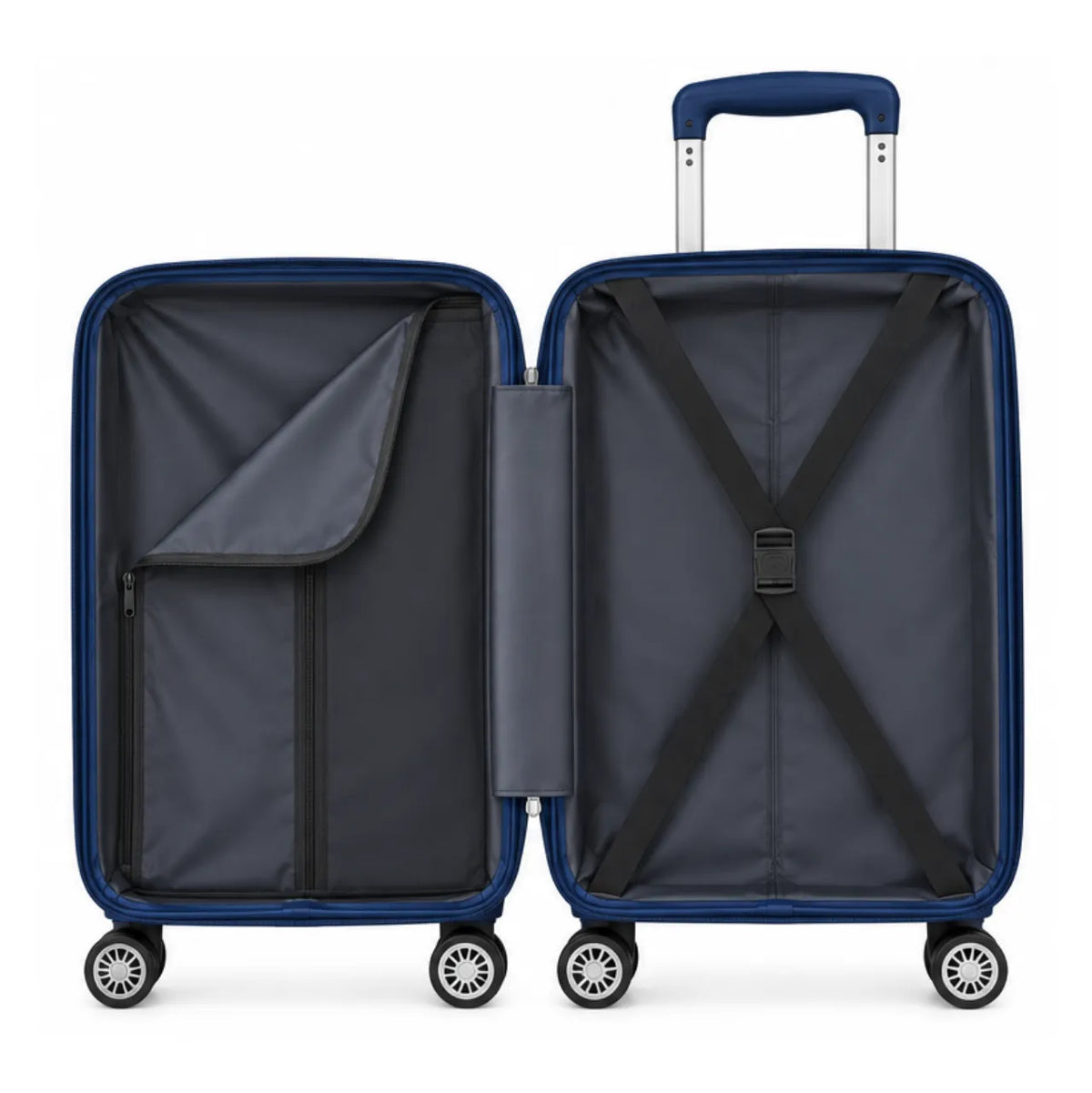 Mala de Viagem 10kg Azul Policarbonato Hinza