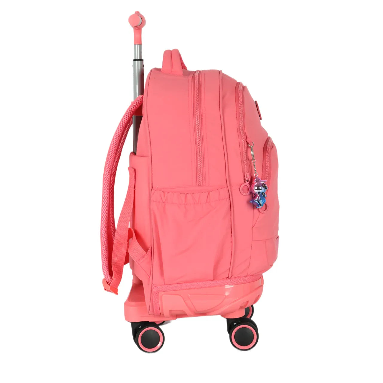 Kit Mochila Roda Up4You Salmão com Lancheira e Estojo Box