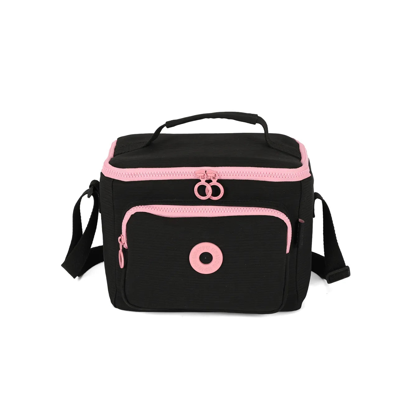 Kit Mochila de Roda Luara Preta com Lancheira e Estojo Box