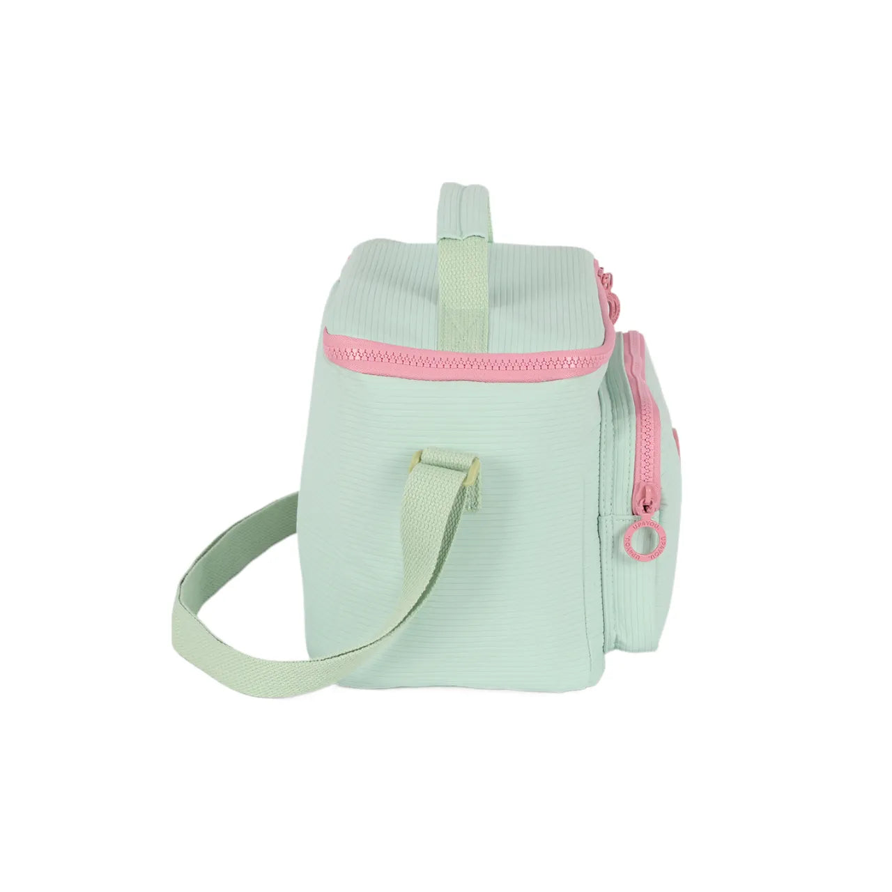 Kit Mochila de Roda Luara Verde com Lancheira e Estojo Box