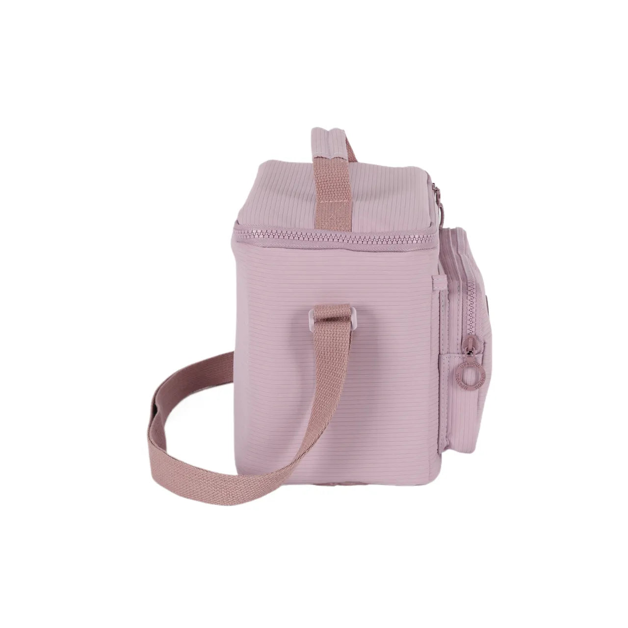 Kit Mochila de Rodas Luara Roxa com Lancheira e Estojo Box