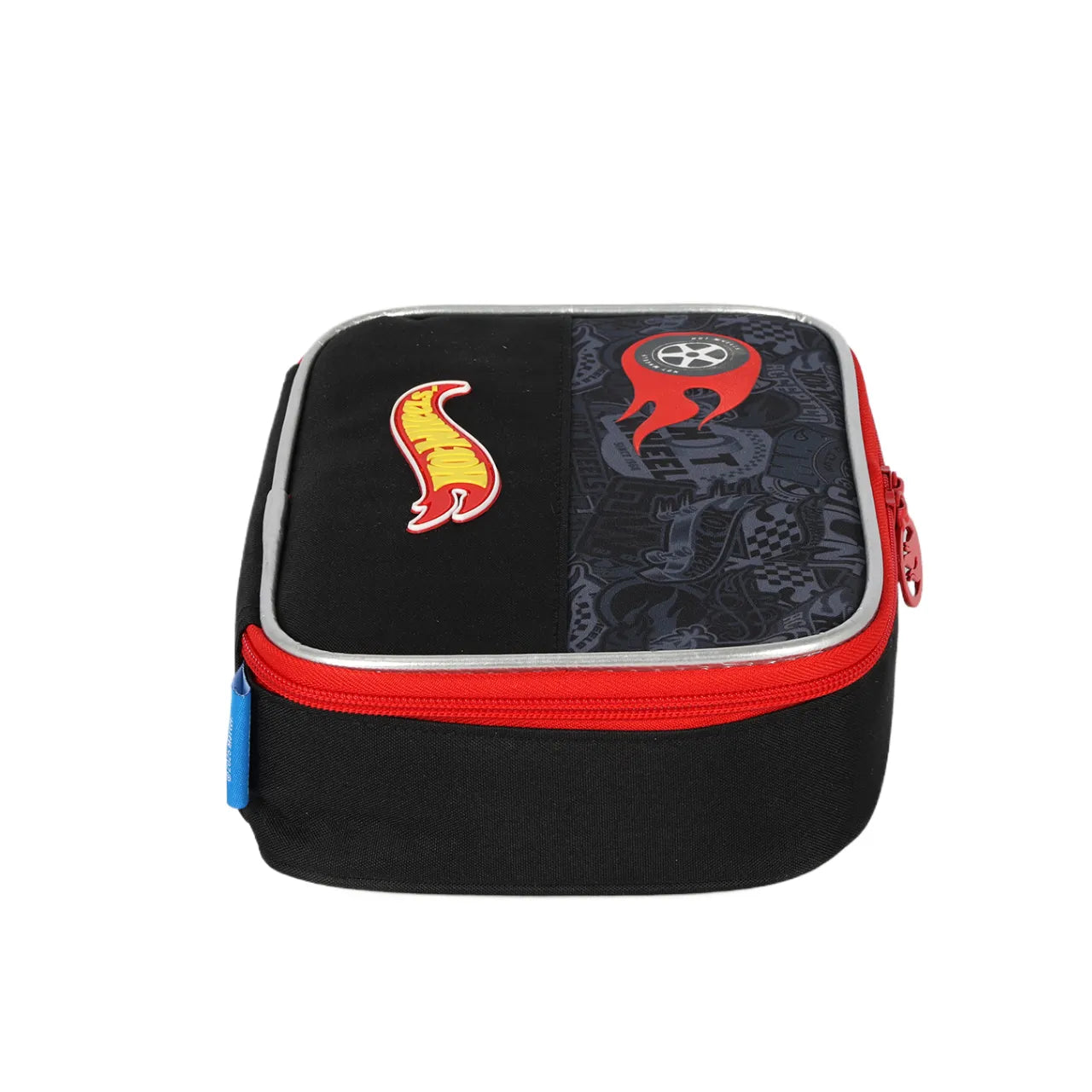 Kit Mochila de Rodas Hotwheels Preta com Estojo Box