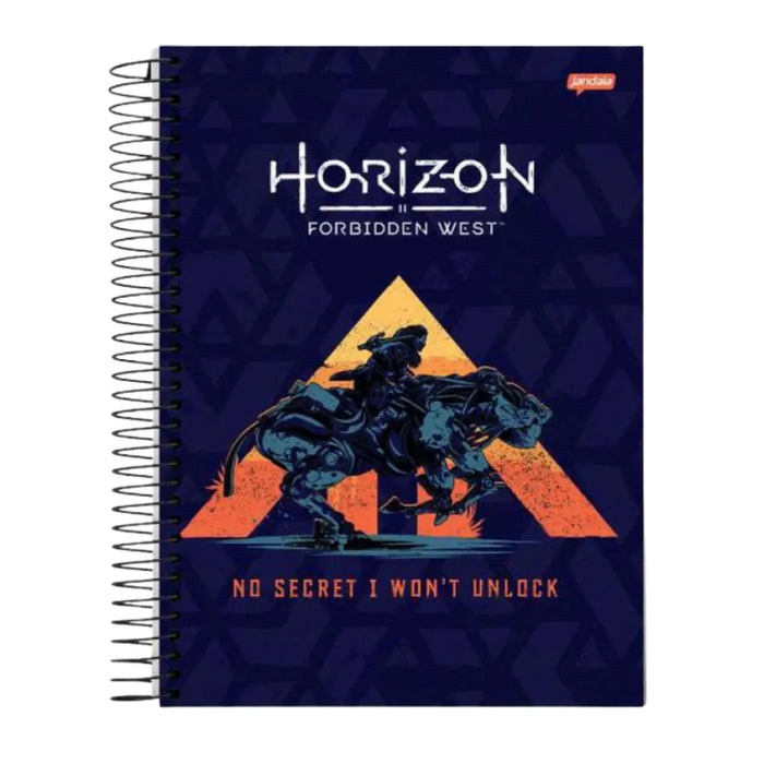 Caderno Universitário Horizon Forbidden West 10 Matérias 160 Folhas Jandaia