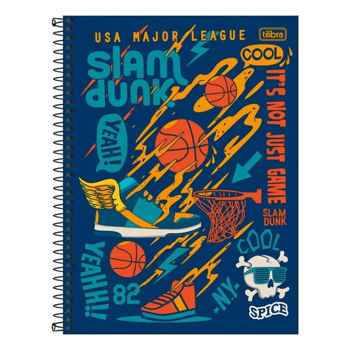 Caderno Universitário Slam Dunk 16 Matérias Tilibra