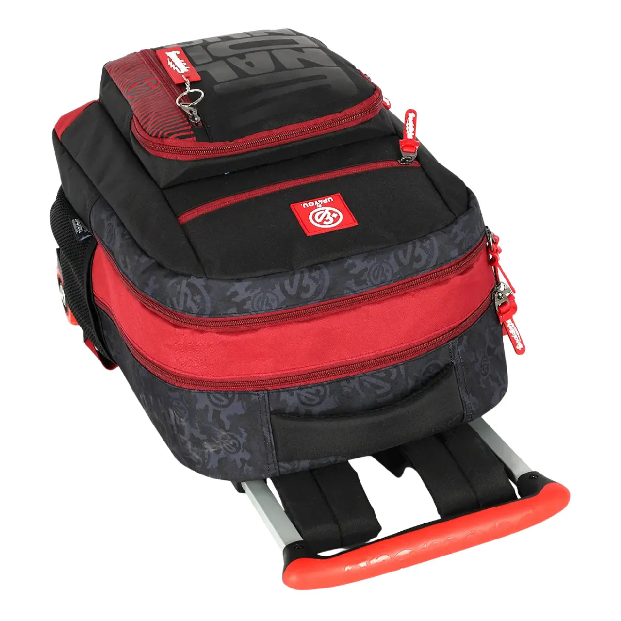 Kit Mochila de Rodas Enaldinho Preto com Estojo Box