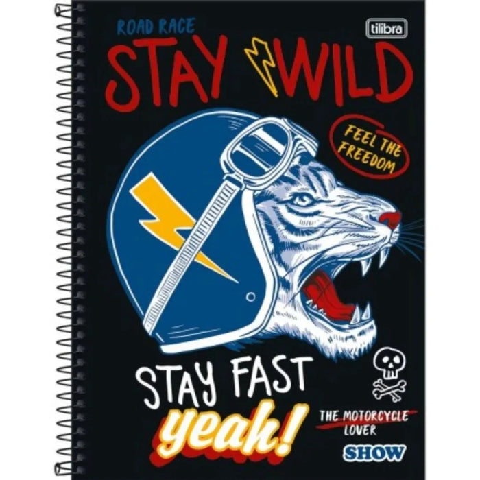 Caderno Universitário Tilibra Stay Wild 16 Matérias