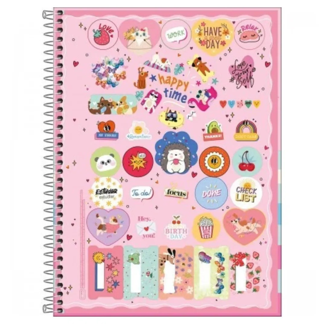 Caderno Universitário Tilibra Drama Queen Like+ 20 Matérias