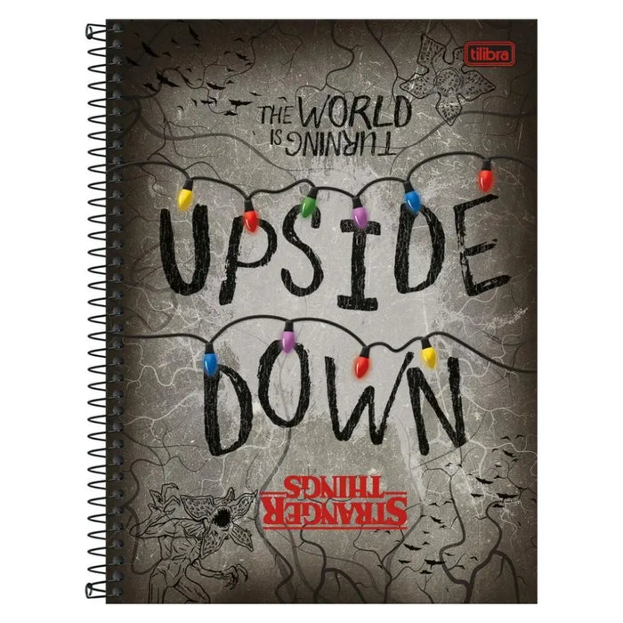 Caderno 1 Matéria Stranger Things Connect Tilibra