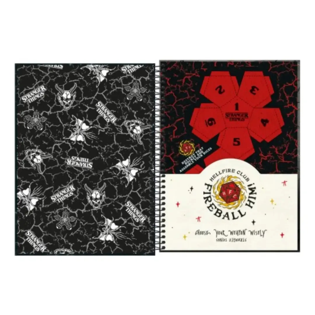 Caderno 1 Matéria Stranger Things Connect Tilibra