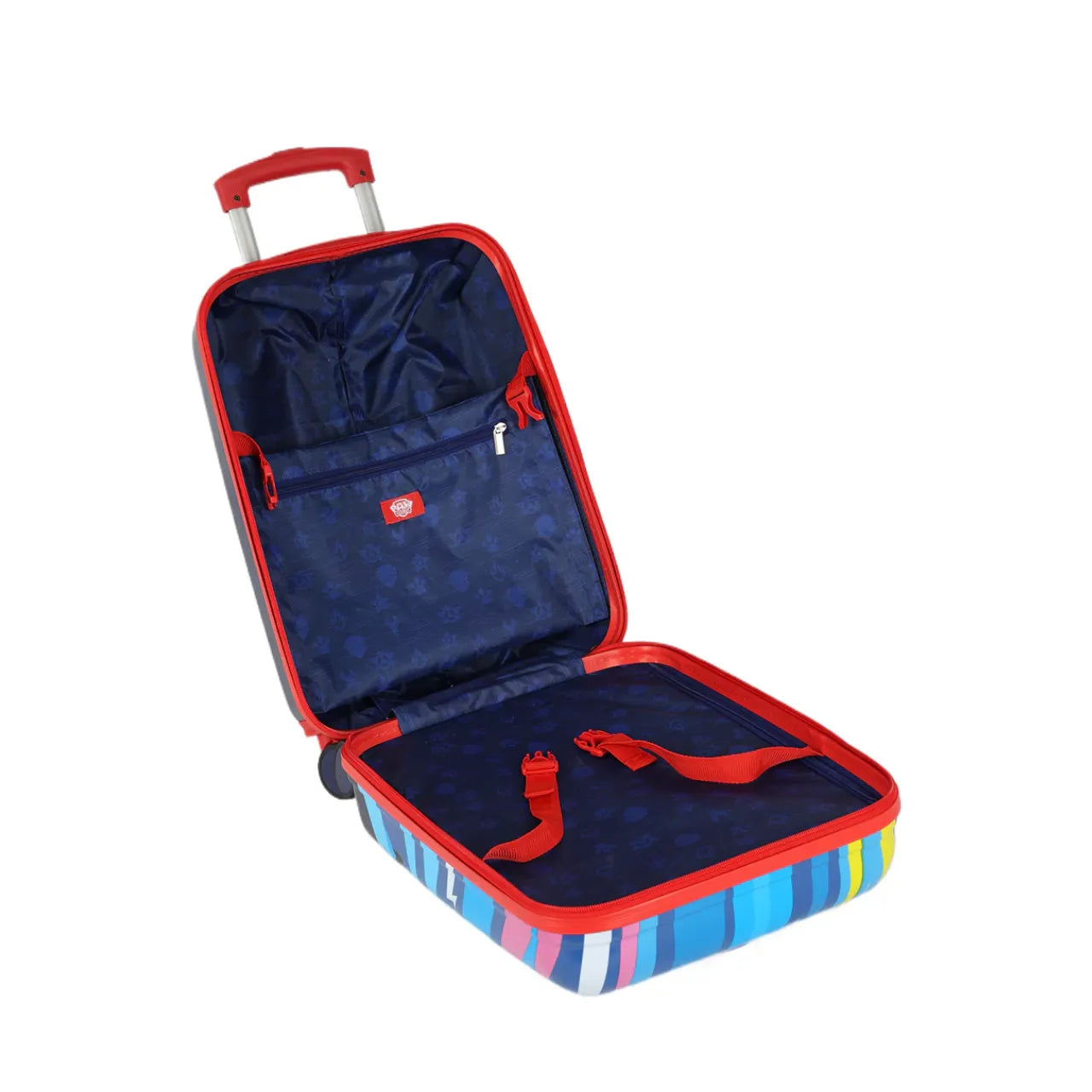 Mala Infantil 10kg Patrulha Canina Azul Luxcel Com Rodas 360°