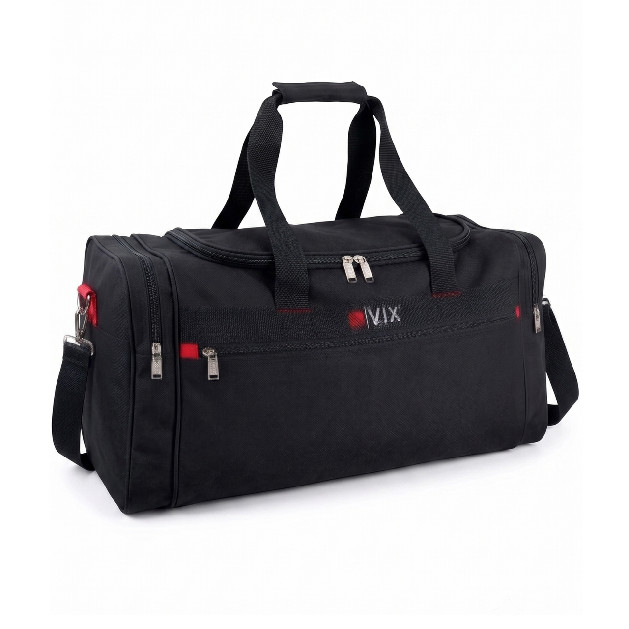 Bolsa De Viagem Média Preta De Polyester Republic Vix